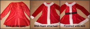 DIY Bop and Boogie red xmas dress 4