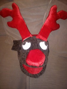 Bop and Boogie christmas rudolf puppet