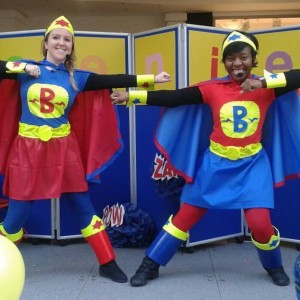 Bop and Boogie superhero show